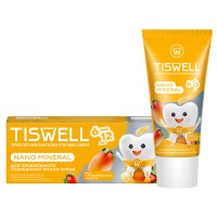 TISWELL детская зубная паста Реминерализующая с наногидроксиапат Тропич манго 60гр